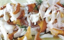 Салат осенний из курицы